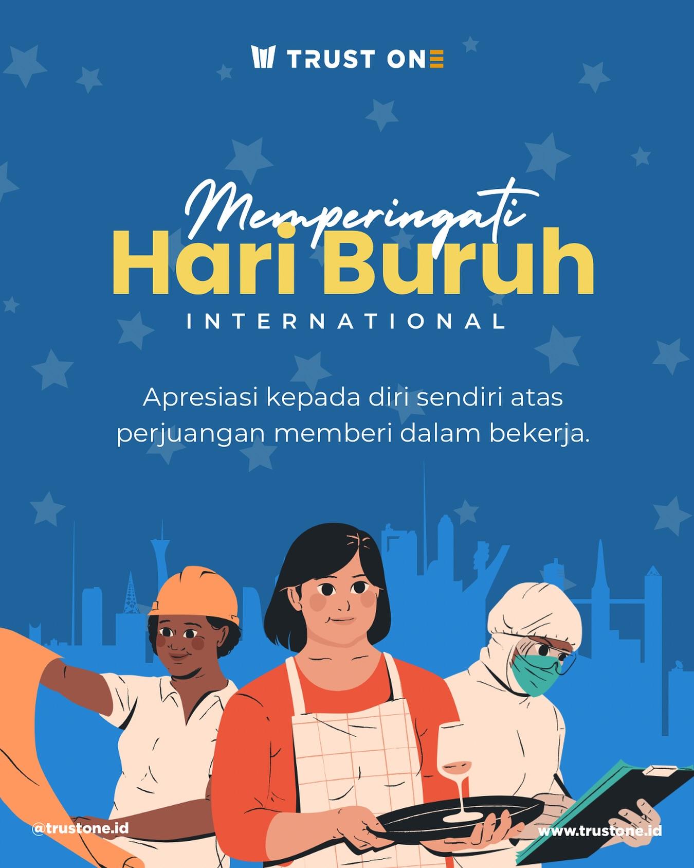 Selamat Hari Buruh Internasional 2024.
Beri elusan dan tepukan di bahu...