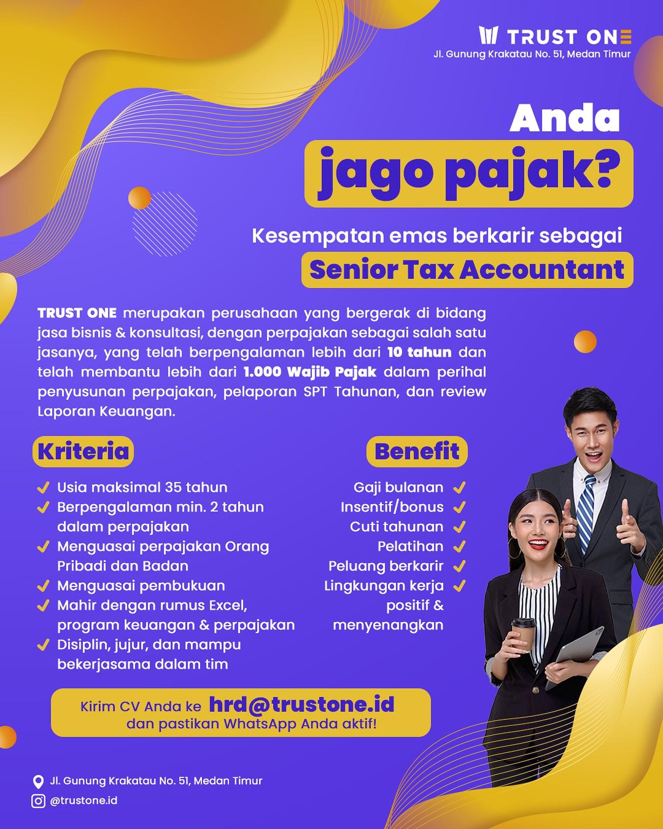 ✨ ANDA JAGO PAJAK? ✨

📈 Suka dunia perpajakan?
🧮 Ahli dalam...